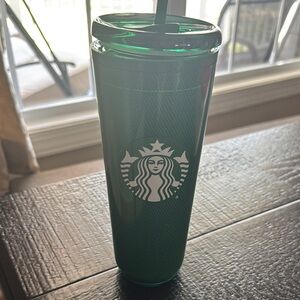 Starbucks Green Tumbler with Straw